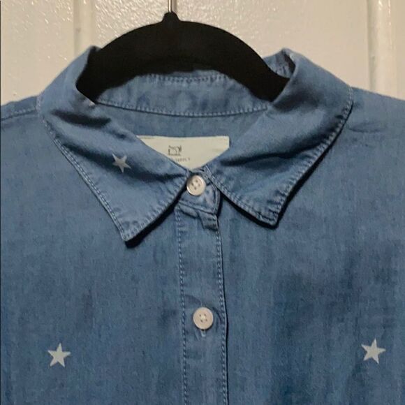 NWT Thread & Supply Star chambray shirt blouse XS - Picture 2 of 12